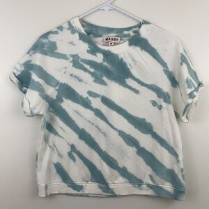 Mauby Tie Dye Cropped Sweater Top